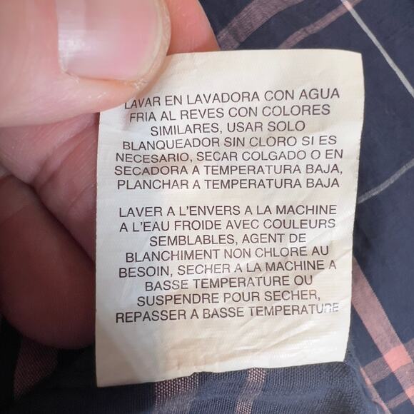 Wrangler Flex for Comfort Button Down Shirt Men 3XL Blue Pink Plaid Long Sleeve - Picture 10 of 12